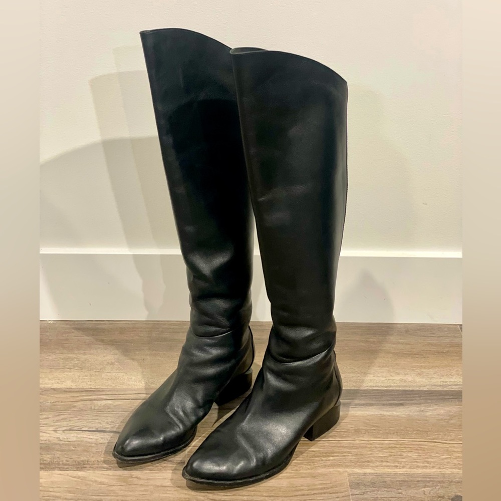 Alexander Wang - Sigrid Leather Boot - Picture 1 of 5